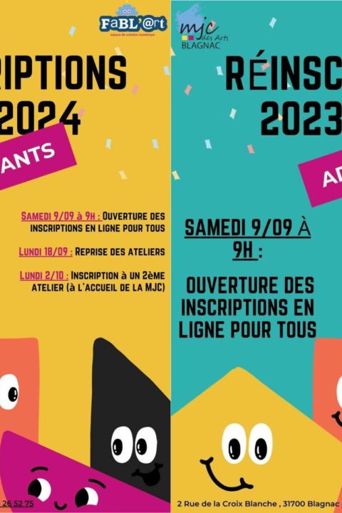 INSCRIPTIONS ET RÉ-INSCRIPTIONS 23-24
