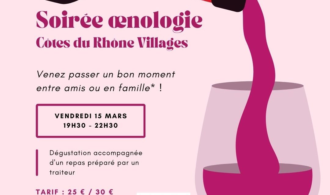 Oenologie Côtes du Rhône Villages (Publication Instagram)