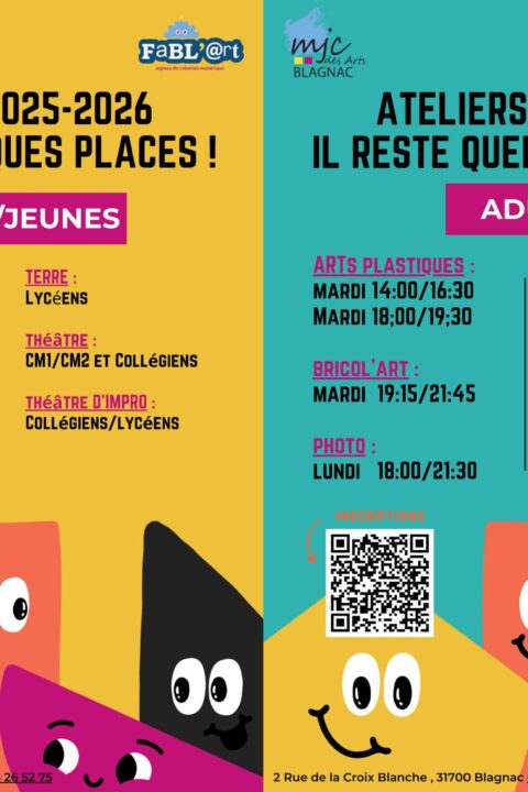 IL RESTE DES PLACES Enfants et Adultes
