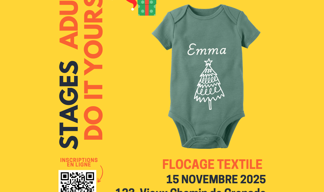 Stage Fablab DIY - Flocage sur Textile Personnalisé 1