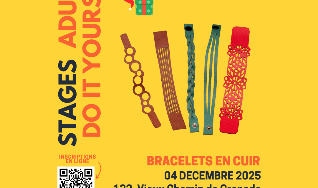Stage Fablab DIY - Création de Bracelets en Cuir