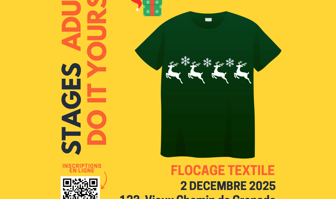 Stage Fablab DIY - Flocage sur Textile Personnalisé